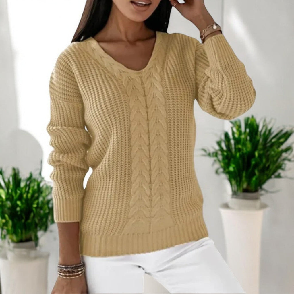 Klassischer Strickpullover