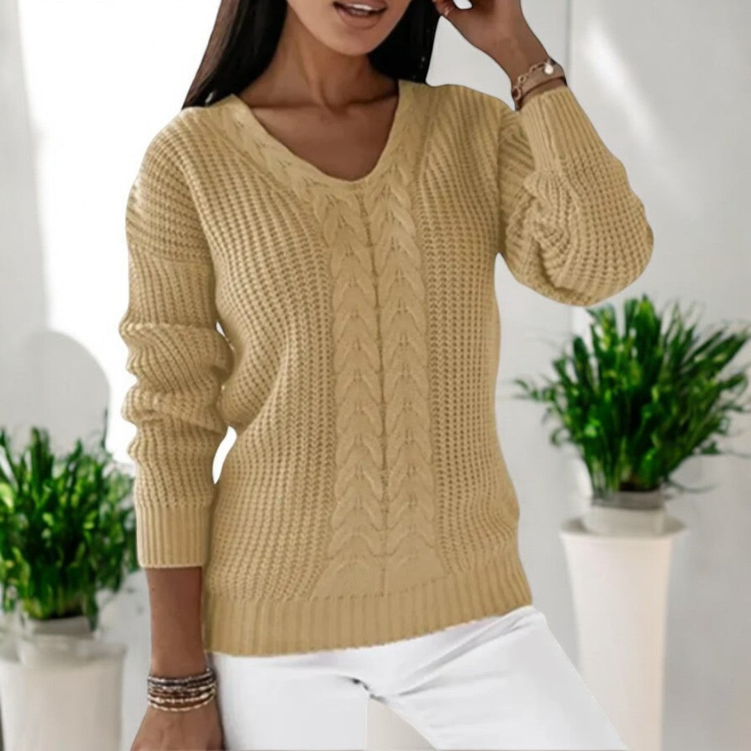 Klassischer Strickpullover