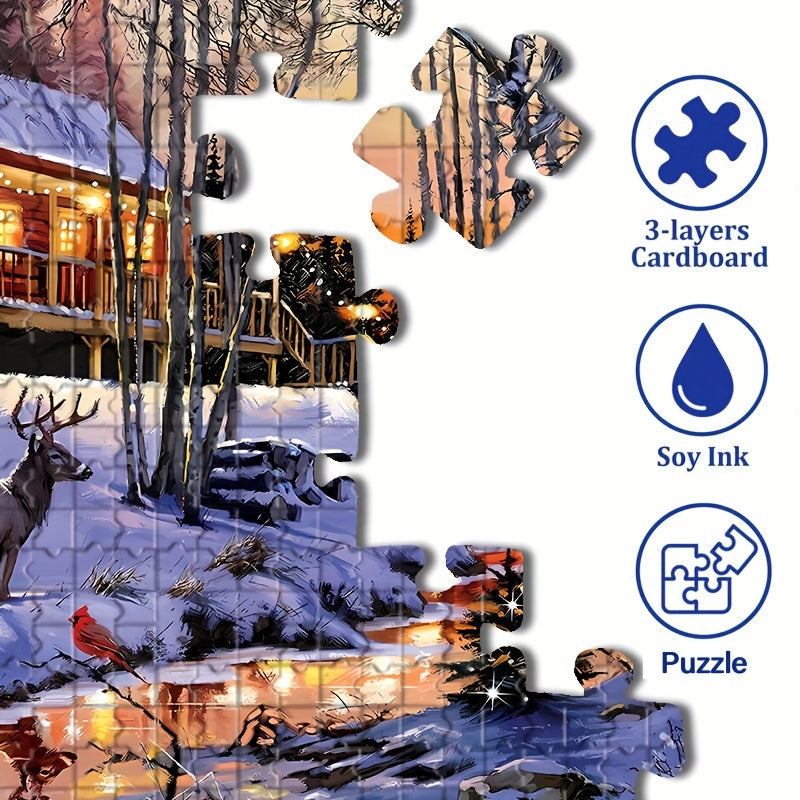Winterliche Puzzlefreude – Ideal für Gemütliche Abende