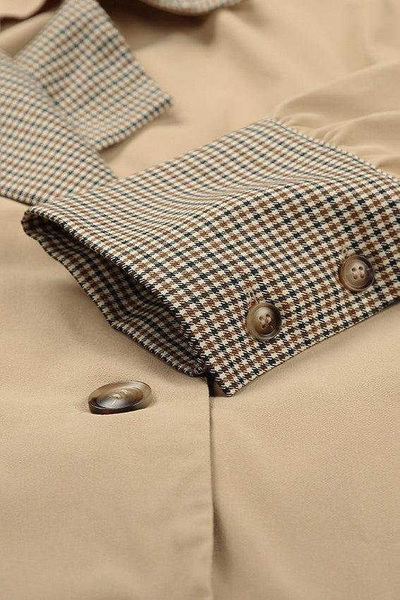 Trenchcoat im Vintage-Stil in Khaki