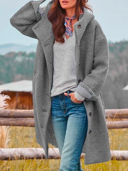 Eleganter Wollmantel für kalte Tage - Elegant und bequem