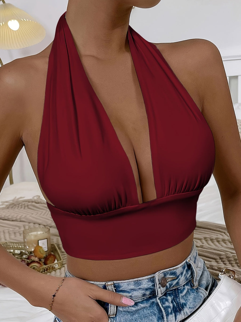 Elegantes Bandeau-Top Damen - Flexibel und Modisch