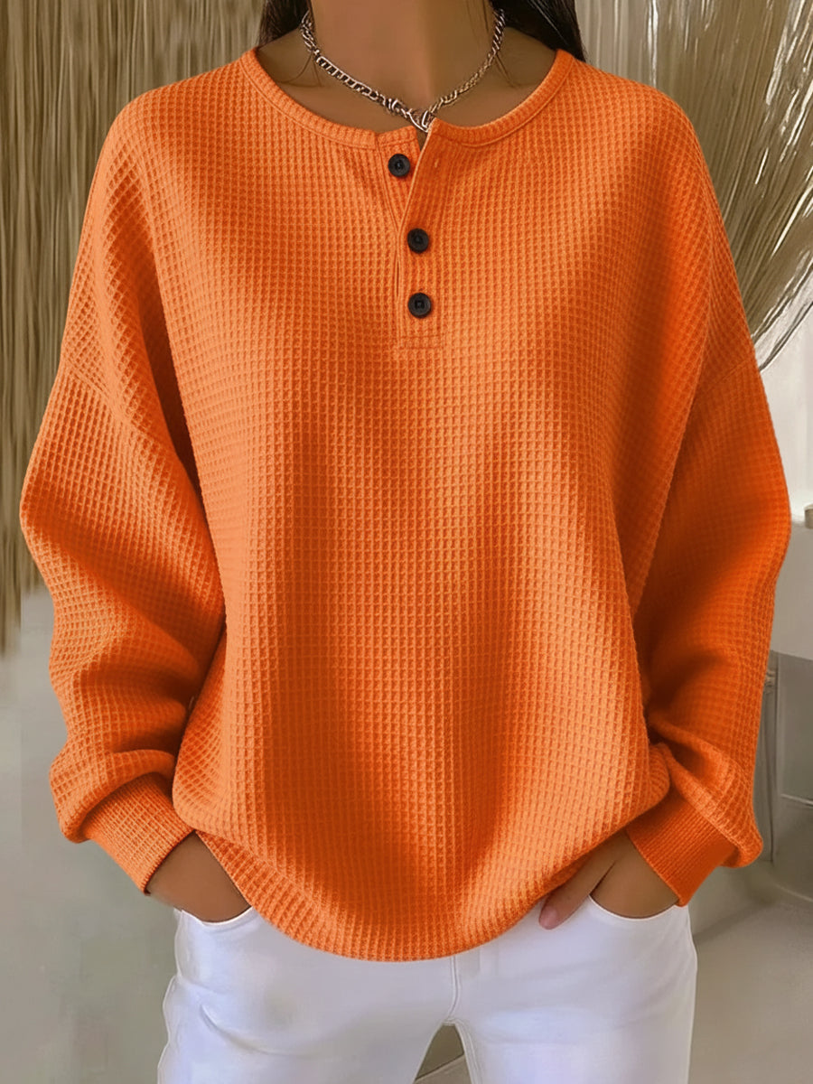Lässiger Pullover mit Kragen