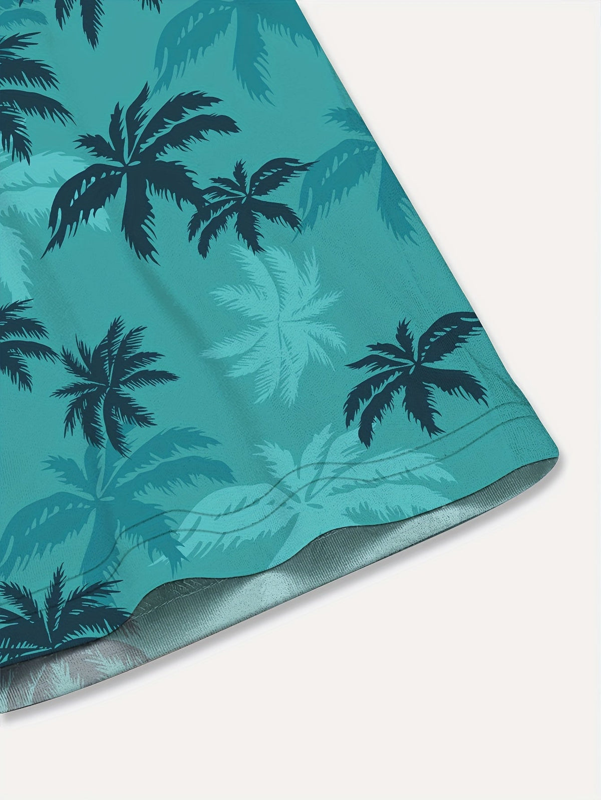 Herren Hemd inklusive Palmenprint – Lässiger & Atmungsaktiver Sommerstil