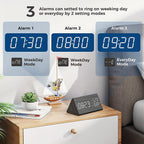 TriWood LED Wecker – Funktionales sowie Minimalistisches Design