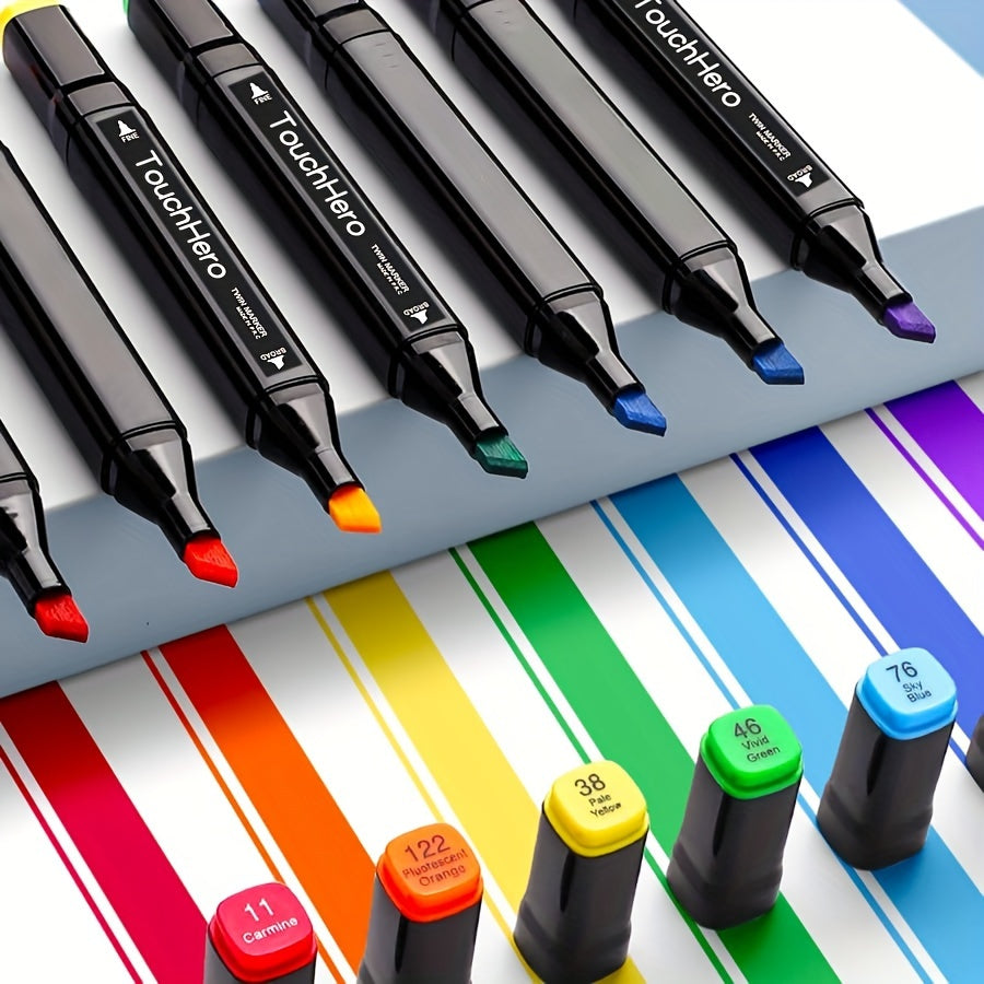 TouchHero 168 Farben Alkoholmarker Set – Professionell und Flexibel