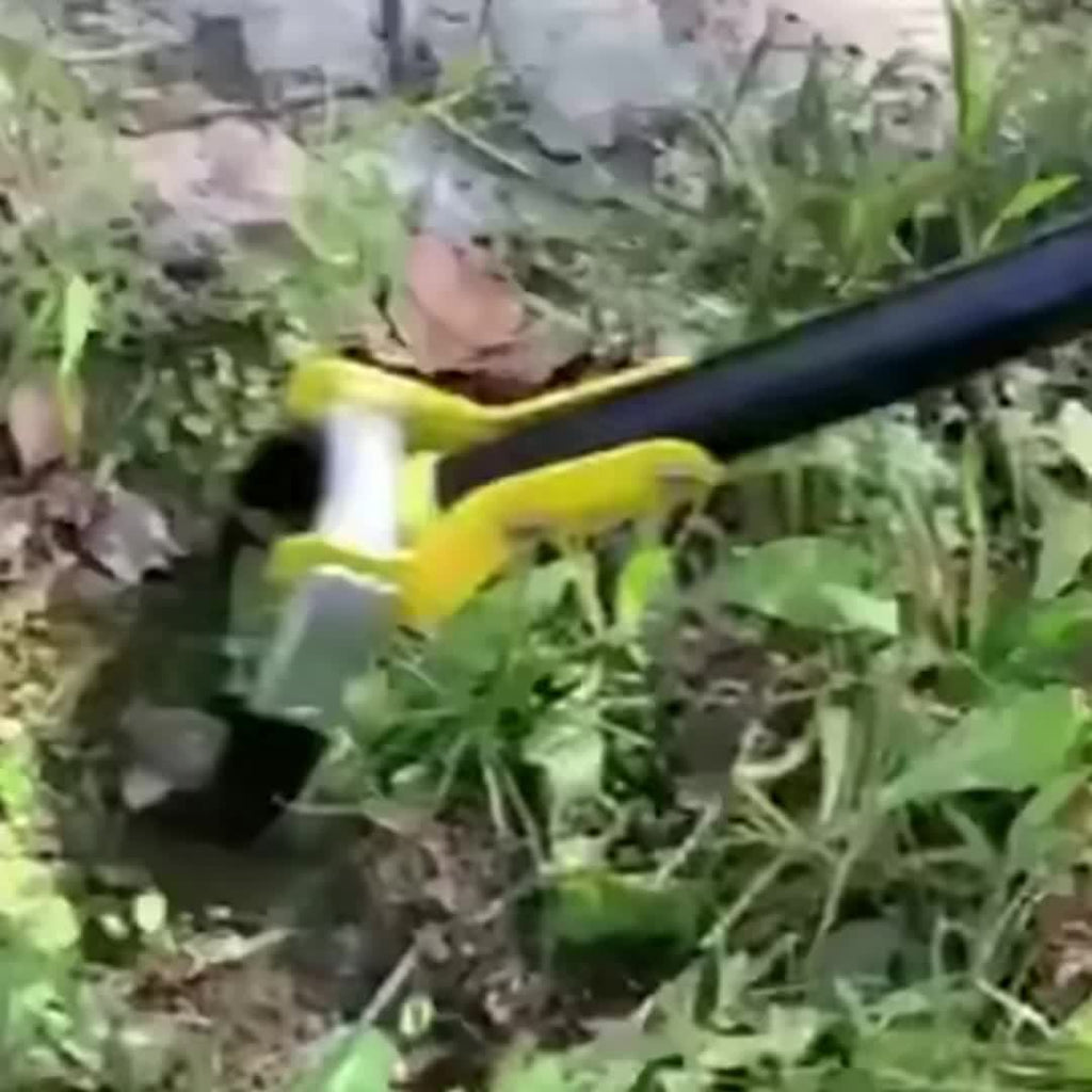 Edelstahl Ergonomisches Gartenwerkzeug mit Dreieckigem Kopf – Zum Unkrautjäten sowie Bodenbearbeitung