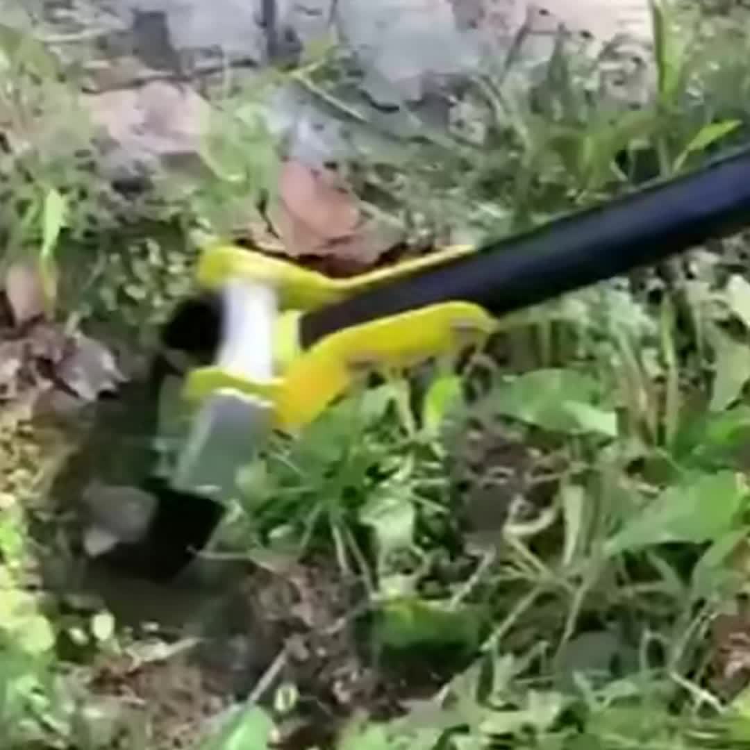 Edelstahl Ergonomisches Gartenwerkzeug mit Dreieckigem Kopf – Zum Unkrautjäten sowie Bodenbearbeitung