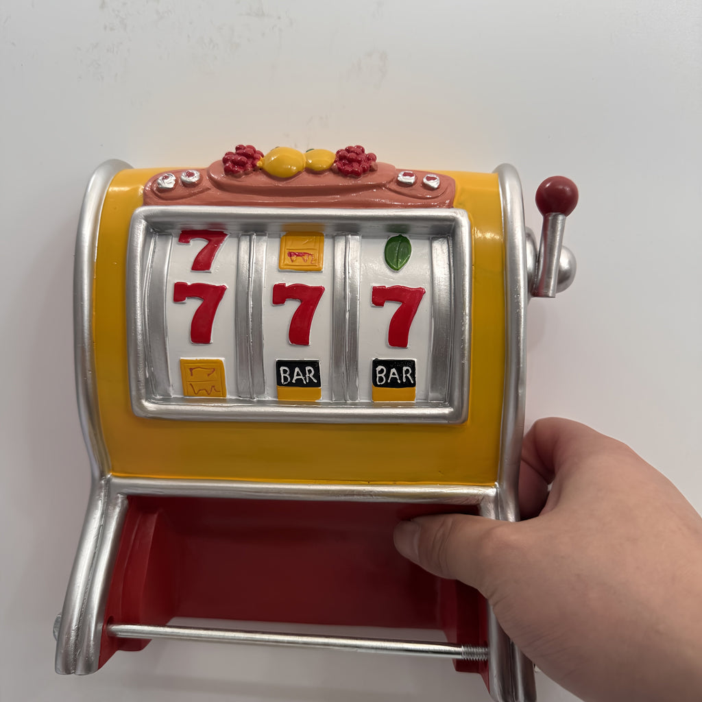 Jackpot Toilettenpapierhalter: Spielautomaten-Design & Wandmontage