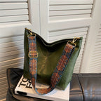 Breite Geometrische Tasche – Große Kapazität Crossbody inklusive Retro-Vibe