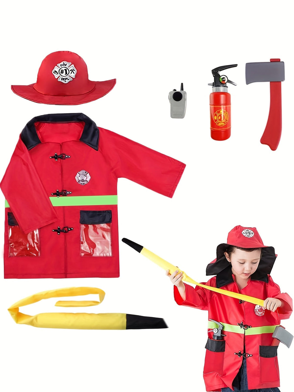 Feuerwehrmann Abenteuer-Set – Ideal für Fantasievolles Rollenspiel