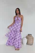 Lover – Maxikleid mit Neckholder und Cut-outs