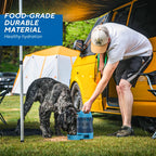Große Kapazität 74oz Hundewasserflasche: Tragbare Schüssel für Outdoor-Abenteuer
