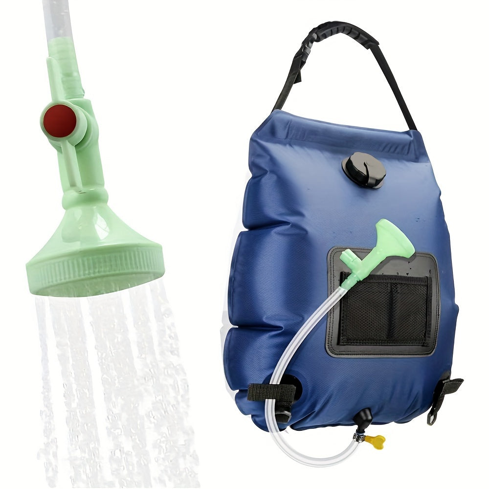 SunnyFlow Solar-Dusche Sack – Funktional, Auslaufsicher und Mit Temperaturmesser