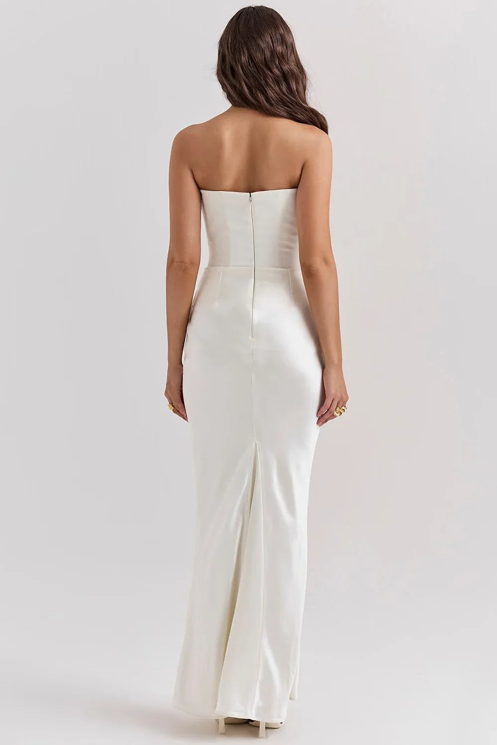 Damen Abendkleid mit Corsage und Drapierung