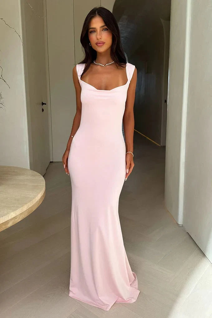 Elai – Maxikleid mit offenem Rücken