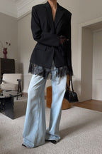 Blazer mit Spitze