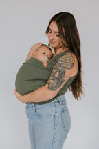 Bequeme Babytrage-T-Shirt: Hände-frei-Bindung für Eltern