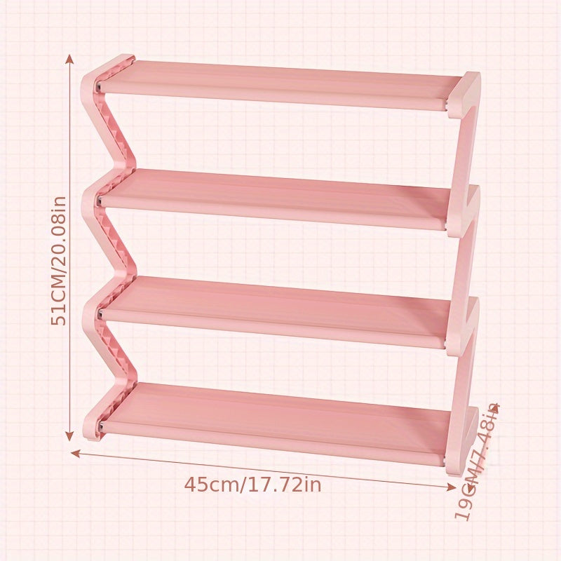 ZigZag Schuhregal - Stilvoller sowie Platzsparender Schuhaufbewahrer