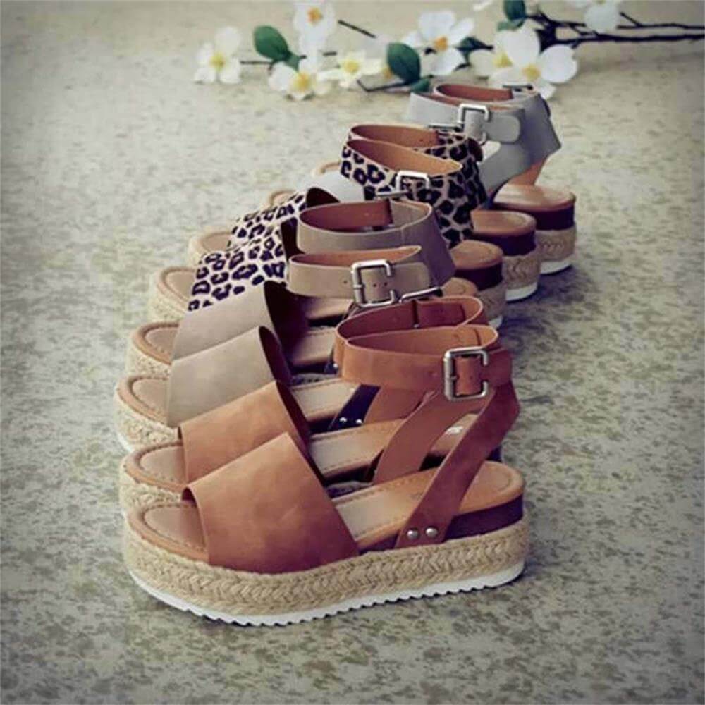 Damen Plattform Espadrille Sandalen – Stilvolles sowie bequemes Sommer-Schuhwerk