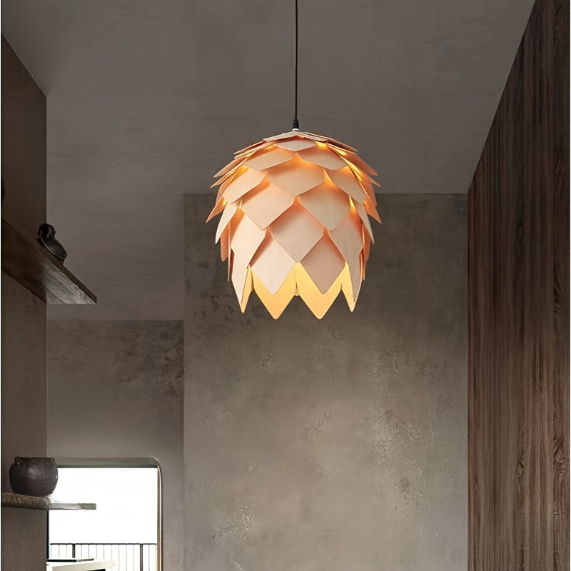 Märchenhafte Tannenzapfen-Lampe: Natürliche Atmosphäre im Haus