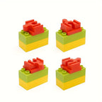 Set von 7-14 Bunt Holzgleisadaptern: Verstellbare Verbinder für den Modellbau