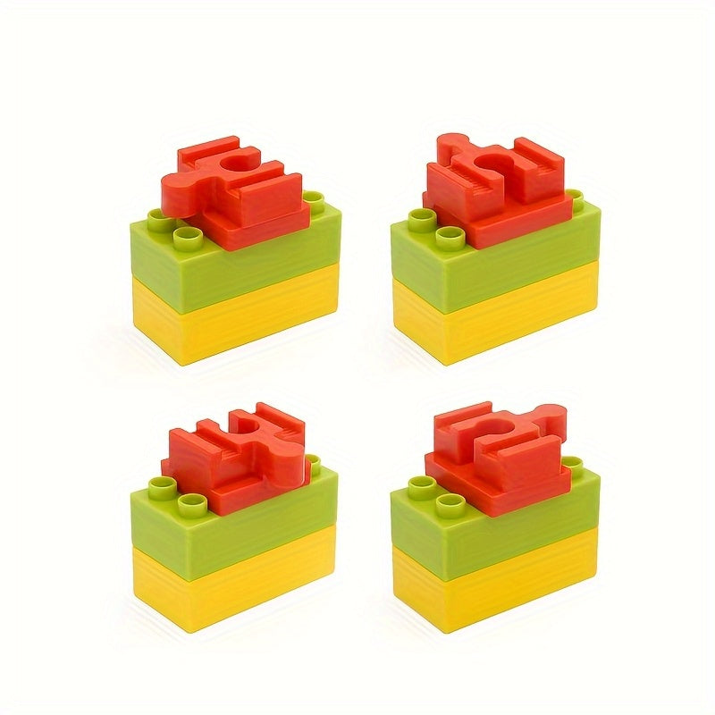Set von 7-14 Bunt Holzgleisadaptern: Verstellbare Verbinder für den Modellbau