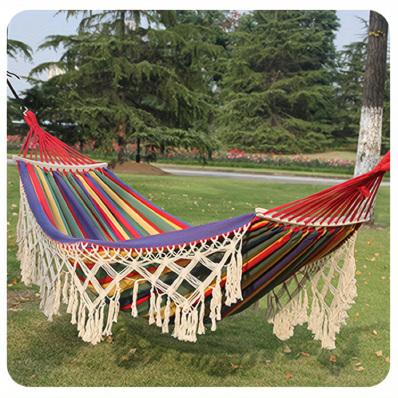 Tusheng Boho Hängematte – Entspannen in Farbe und Komfort