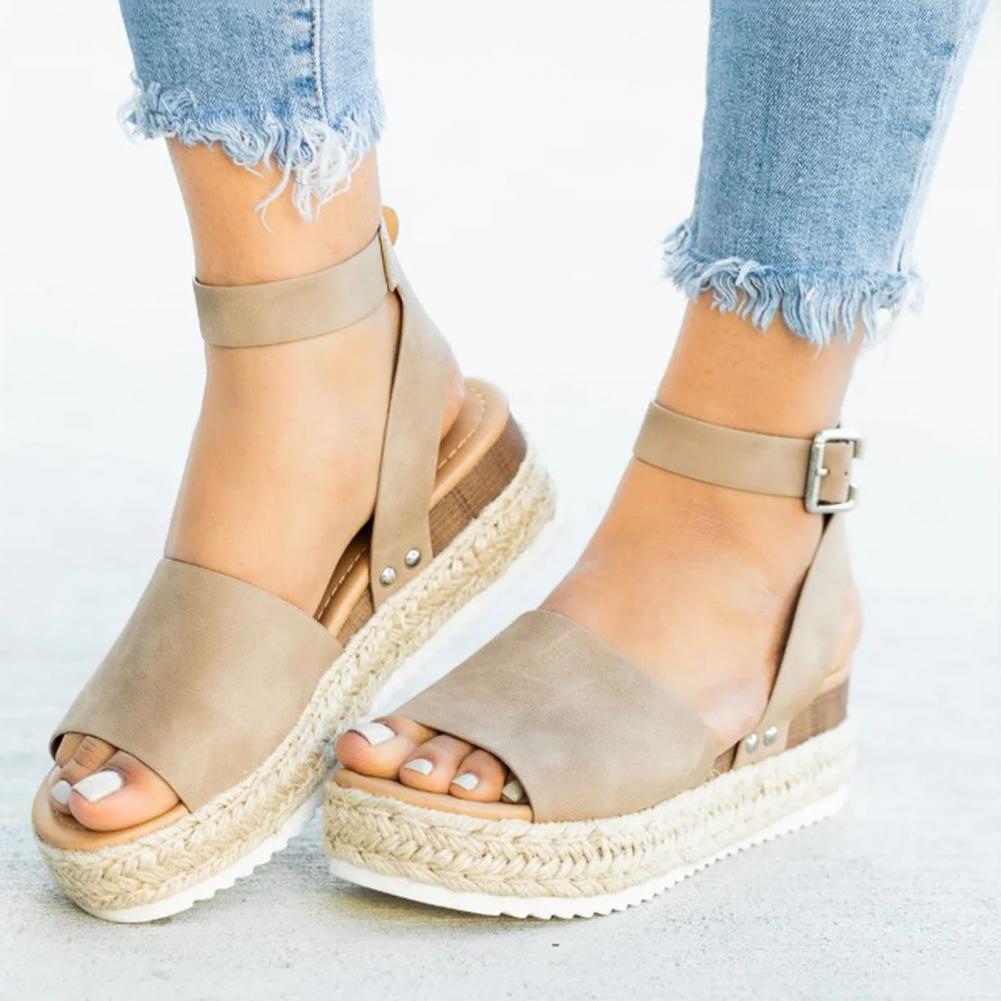 Damen Plattform Espadrille Sandalen – Stilvolles sowie bequemes Sommer-Schuhwerk