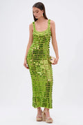 Damen Maxikleid mit Pailletten