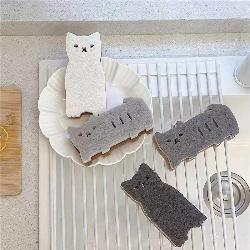 Purrfect Clean Katzen-Sponzenset – Nachhaltig, Niedlich sowie Superfunktional