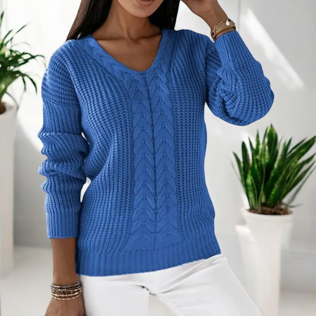 Klassischer Strickpullover