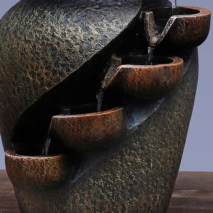 Zen Blossom Wasser-Vase – Beruhigende Bonsai-Dekoration inklusive Brunnen