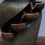 Zen Blossom Wasser-Vase – Beruhigende Bonsai-Dekoration inklusive Brunnen