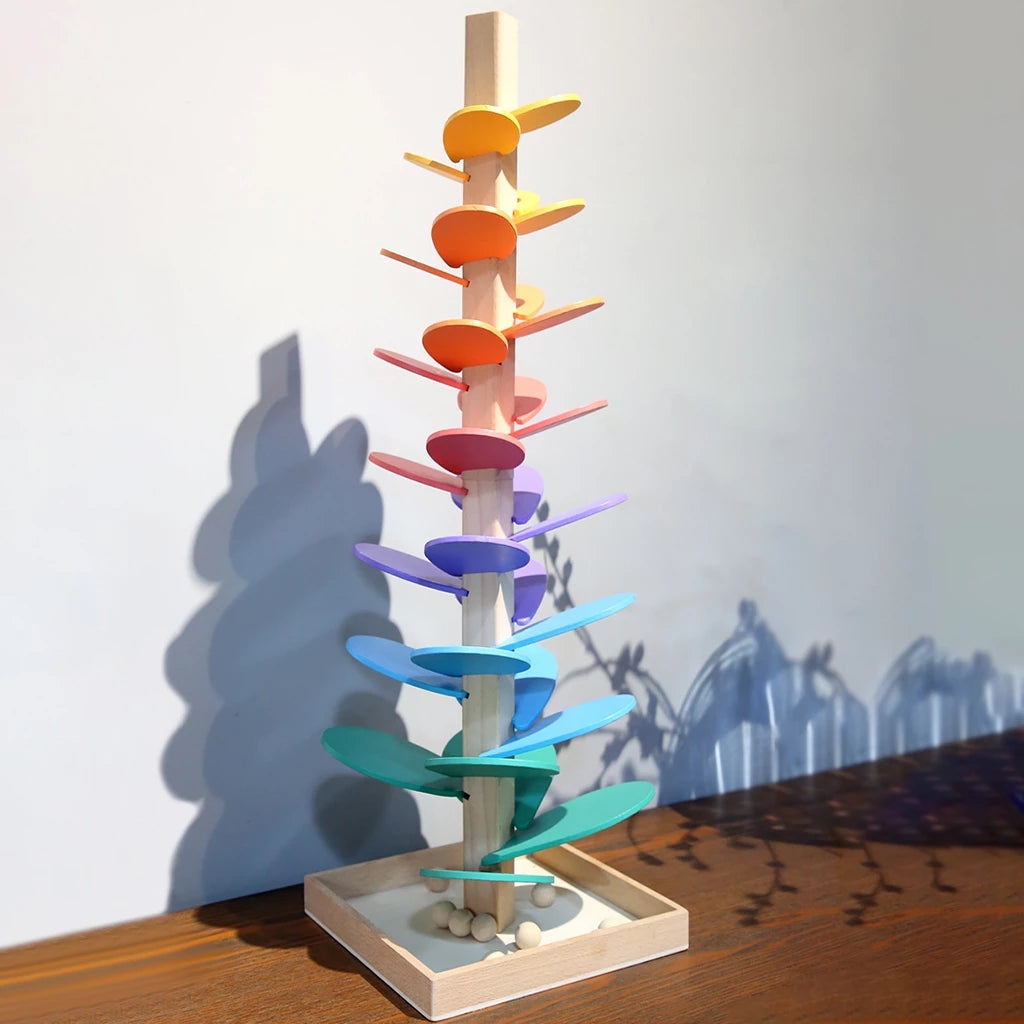 Regenbogen Holzbaum Spielzeug – Lehrreiches sowie Natürliches Spielvergnügen