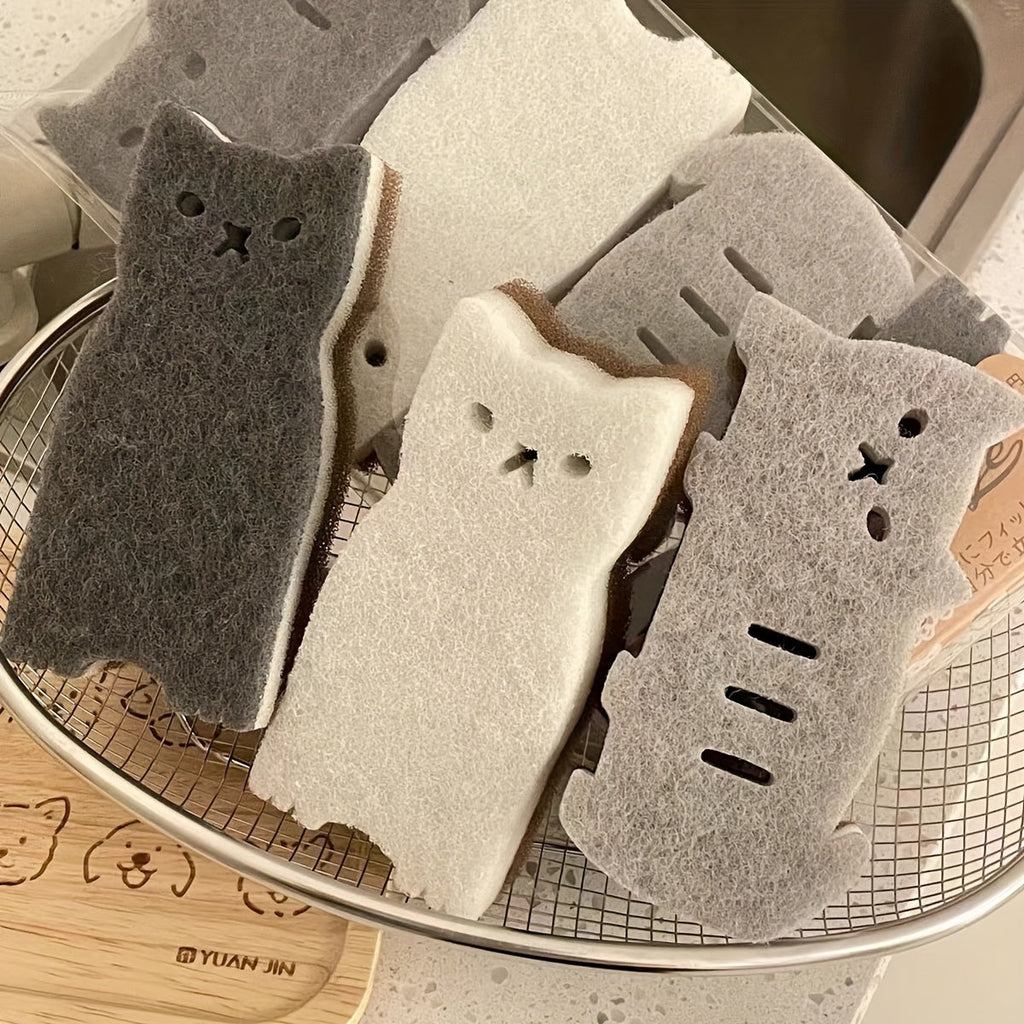 Purrfect Clean Katzen-Sponzenset – Nachhaltig, Niedlich sowie Superfunktional