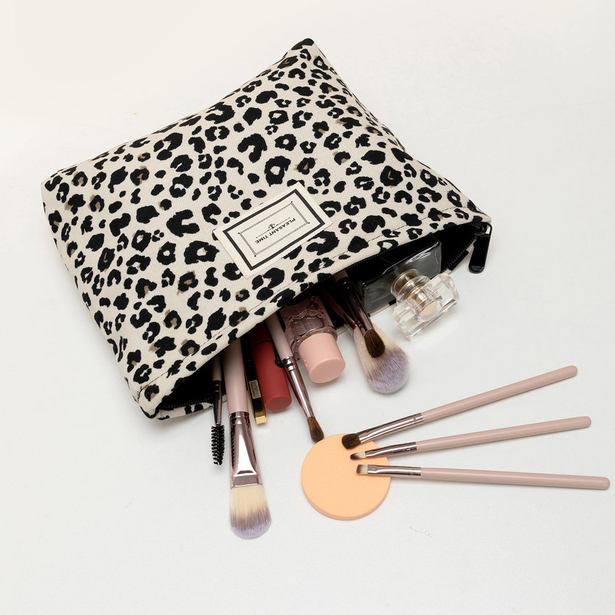 Schicke Leoparden-Make-up-Tasche – Platzsparend und Funktional