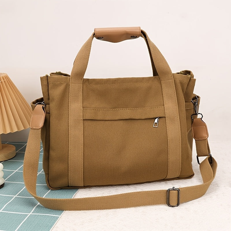 ComfortCarry Damen Tote Tasche – leicht mit Abnehmbarem Band und Viel Stauraum