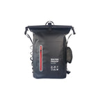 Wasserdichter 25L Rolltop-Rucksack mit mehreren Fächern, stabiler Schnallenversiegelung sowie Netz-Seitentasche