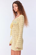 Kleid mit Bindedetail