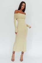 Juju – Schulterfreies Maxikleid