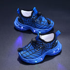 Finn Spinnenweb Sneakers mit LED-Beleuchtung – Ideal für Verspielte Kinder