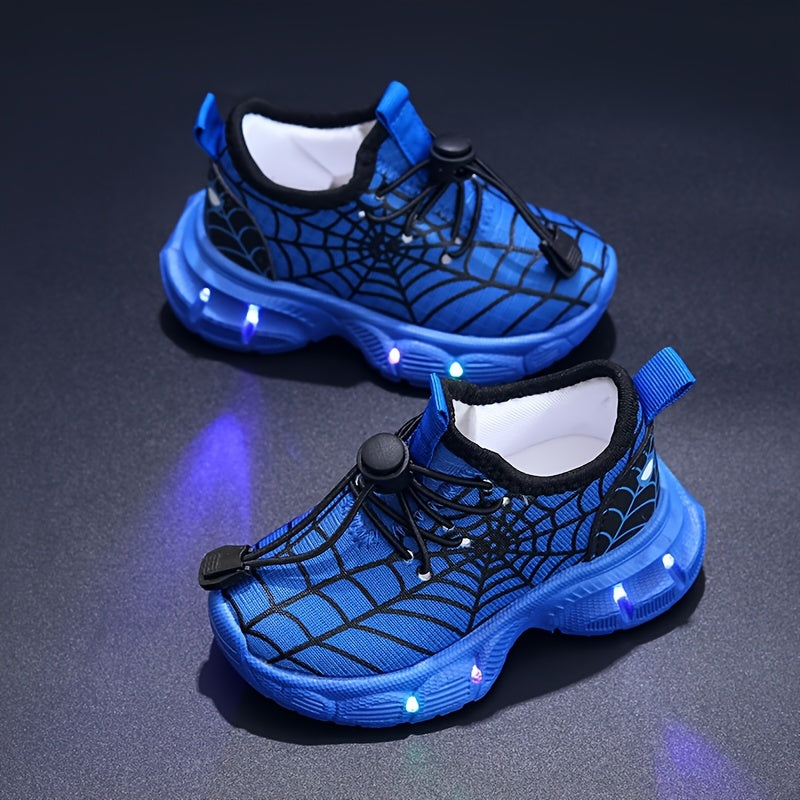 Finn Spinnenweb Sneakers mit LED-Beleuchtung – Ideal für Verspielte Kinder