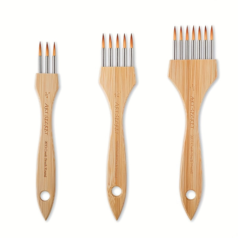 ArtSecret Multizahn-Kamm Set – Kreativ und Flexibel für Malerei