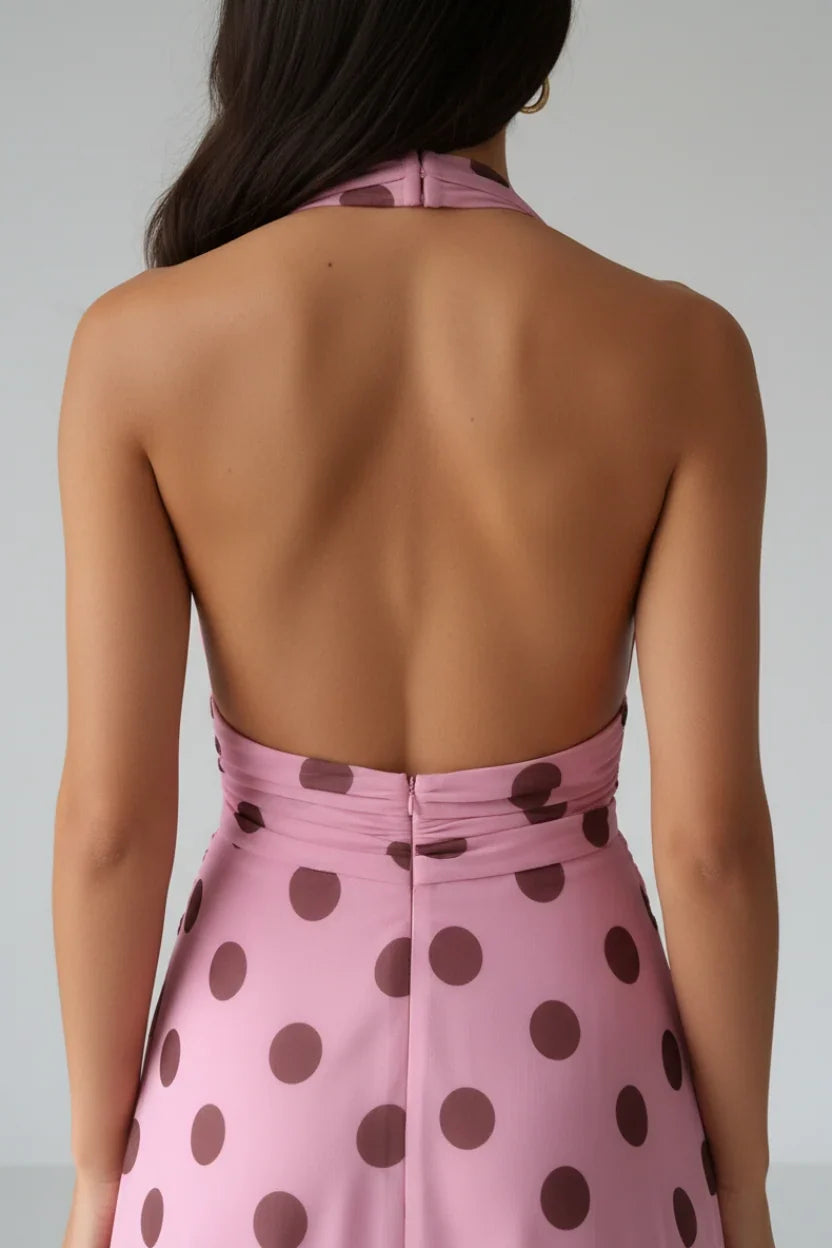 Polka – Maxikleid mit Punktemuster