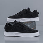 Herren Sneaker mit niedrigem Schaft – Bequem und haltbar mit weißer PVC-Sohle
