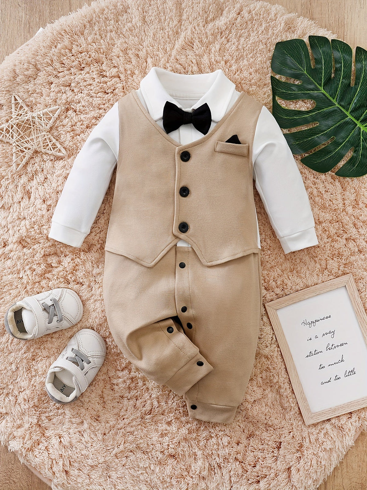 Oliver Gentleman Strampler – Elegantes Baby-Outfit inklusive Fliege