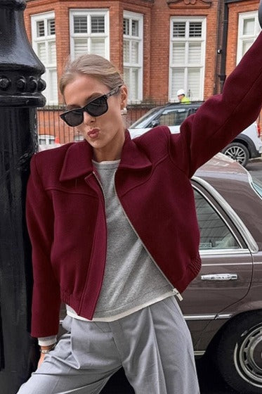 Blazer mit Wolle