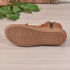 Stiefeletten mit Reißverschluss und Plateau