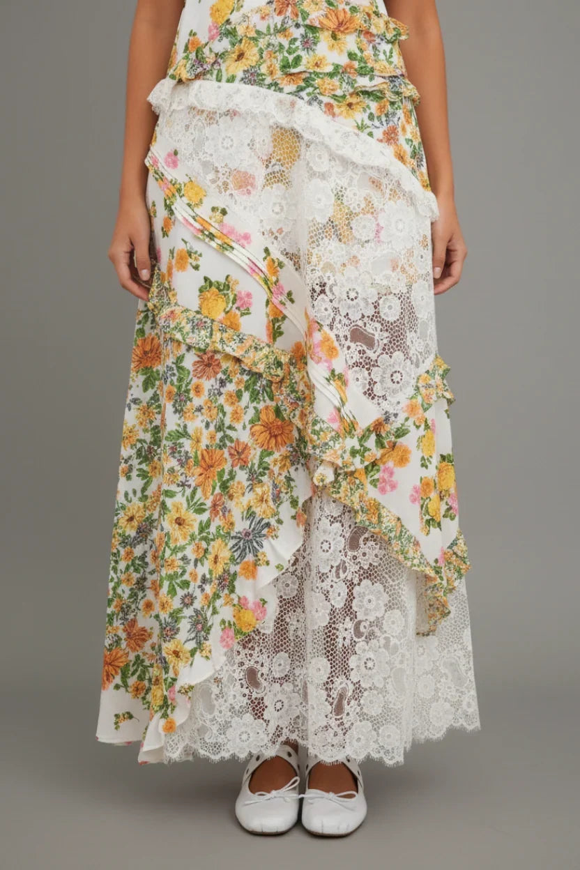 Flattering – Maxikleid mit Blumenmuster